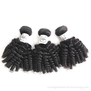 Wholesale Brazilian Hair Weave 12A Grade Double Drawn Aunty Funmi curly Human Hair bundles